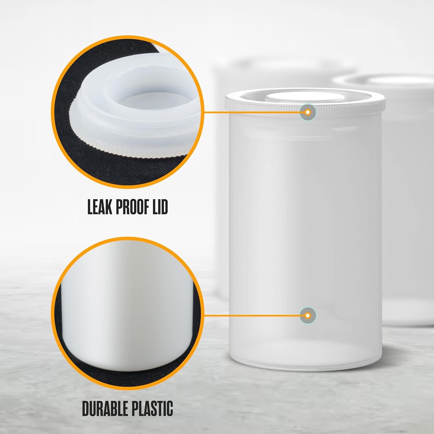 Bulk 180-Pack 8oz Canisters for Creative Storage – Perfect for Projects & Travel
