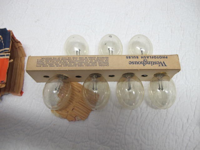 Vintage Westinghouse Photo Flash Bulbs Speed Midget SM Class F Lot of 7