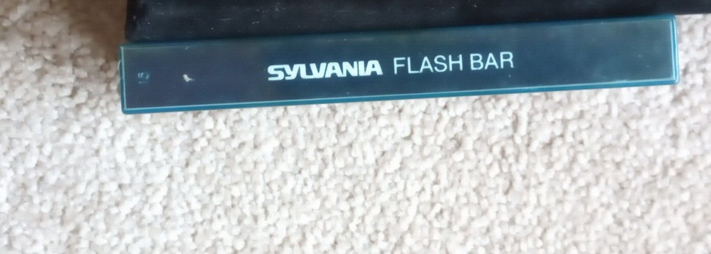 Sylvania Flash Bar Block One Side Used READ Vintage