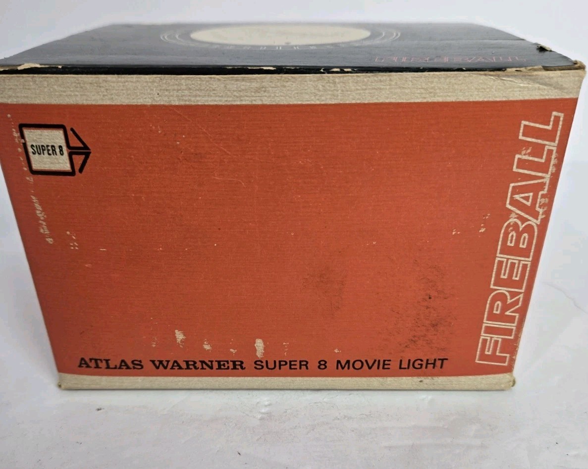 Atlas Warner Fireball Super 8 650 Watt Quartz Lamp Movie Light Flood And Spot