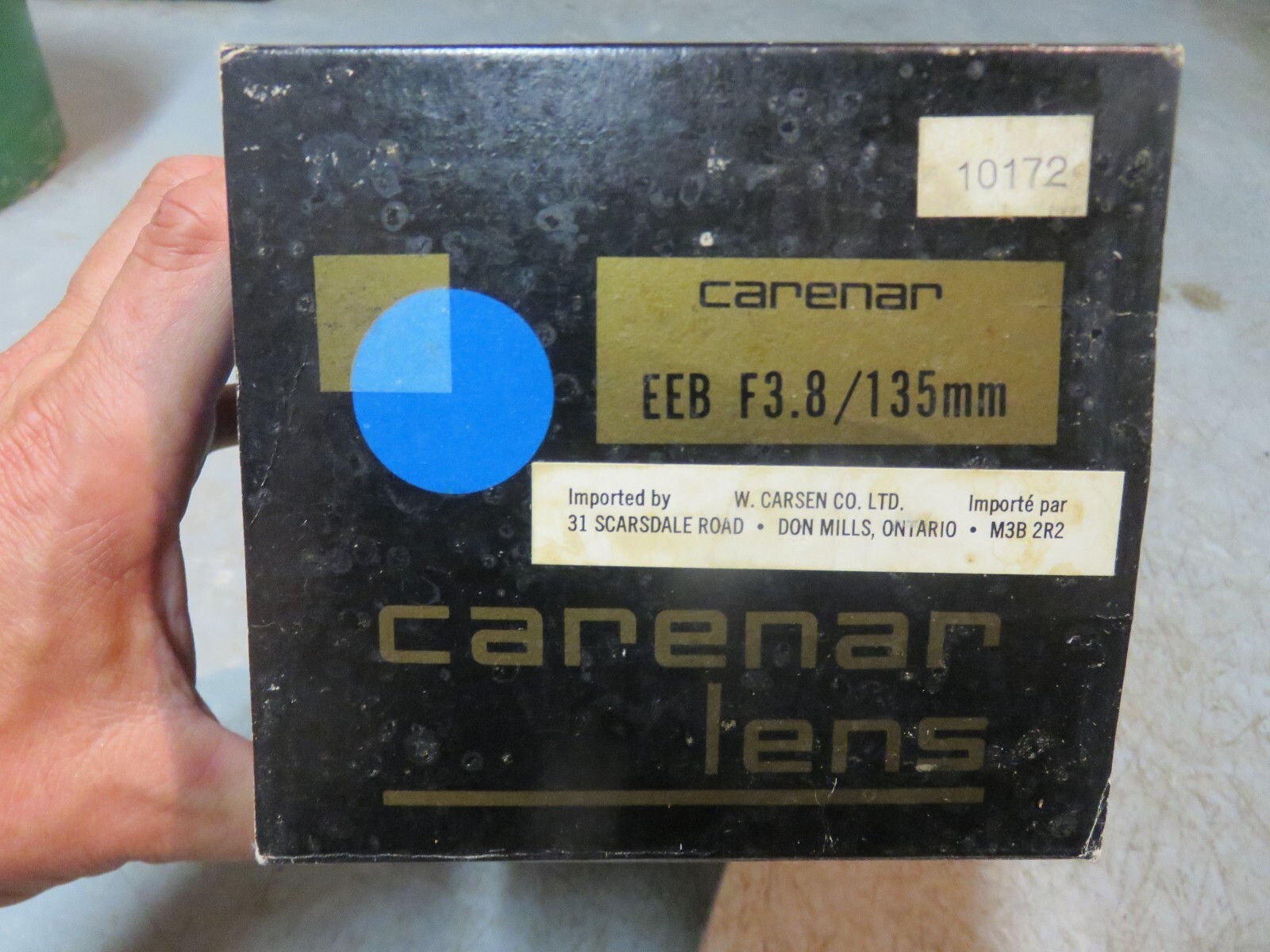 Older CARENAR F/3.8 135 mm EE AUTOMATIC TELEPHOTO LENS (New in Carton-Read Below