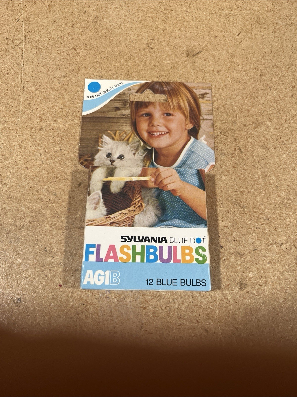 Sylvania Blue Dot Flash Bulbs AG1B – Box of 12 Blue Bulbs NIB