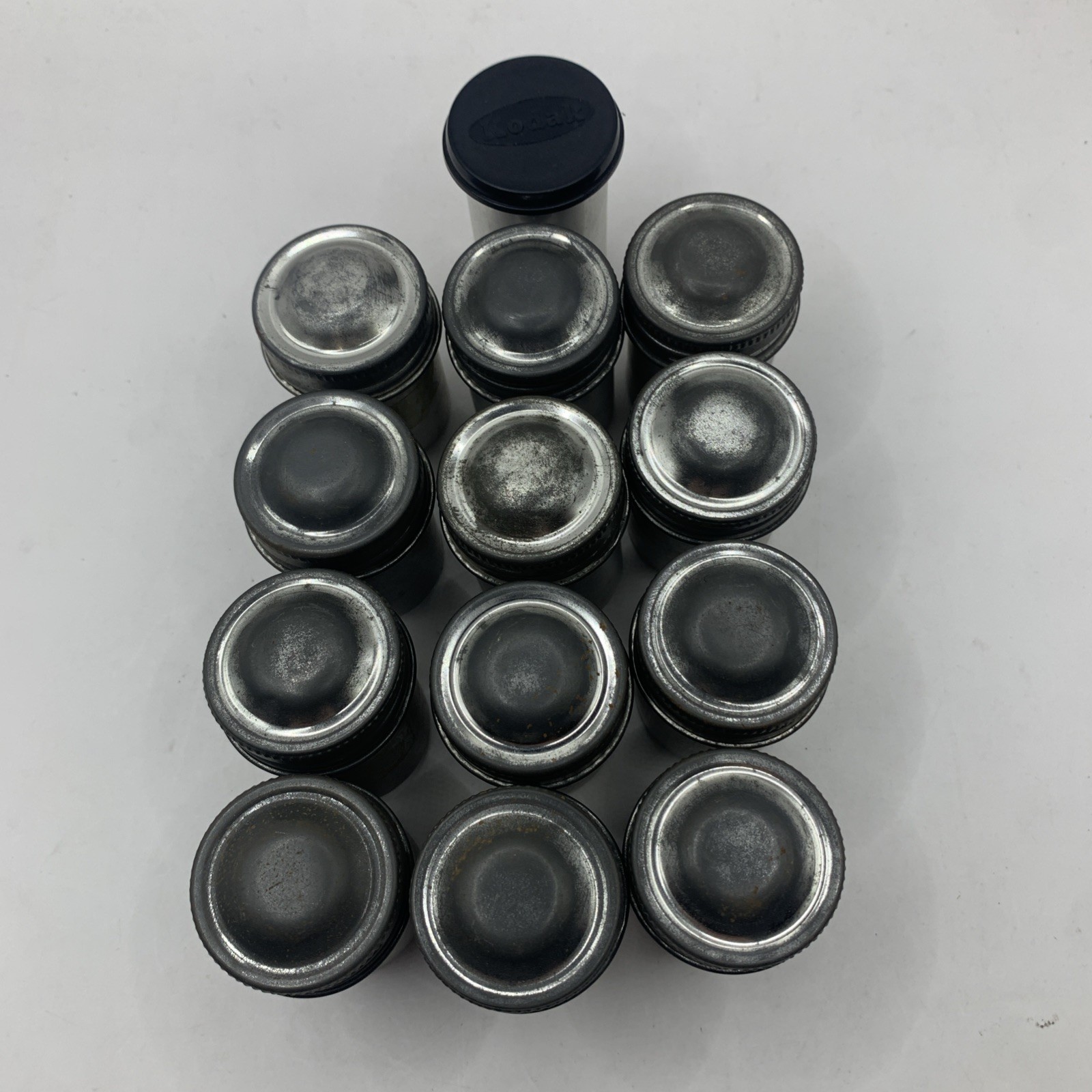 Vintage Kodak Style 35mm film Screw Top Canisters-A Baker’s Dozen! (13).