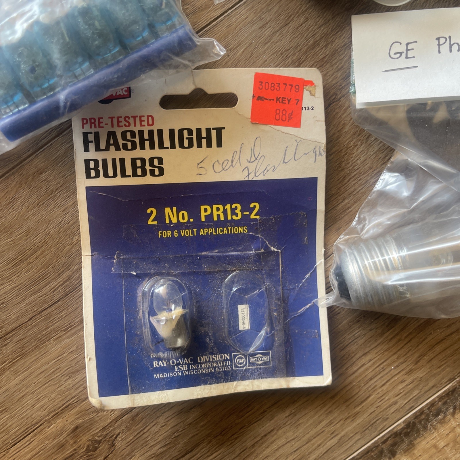 Vintage Photography Flashbulbs Lot GE Photoflash No 22 Blue Clear Mixed As-Is”