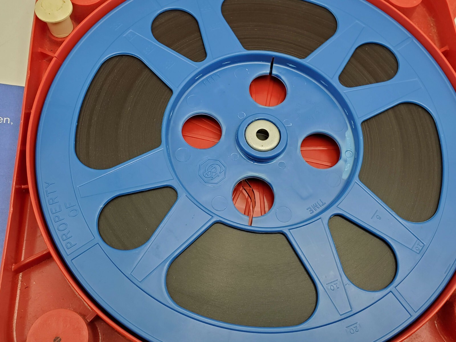Vintage 16mm Reel Films Reye’s w/ Goldberg Bros Plio Magic Shipping Plastic Box