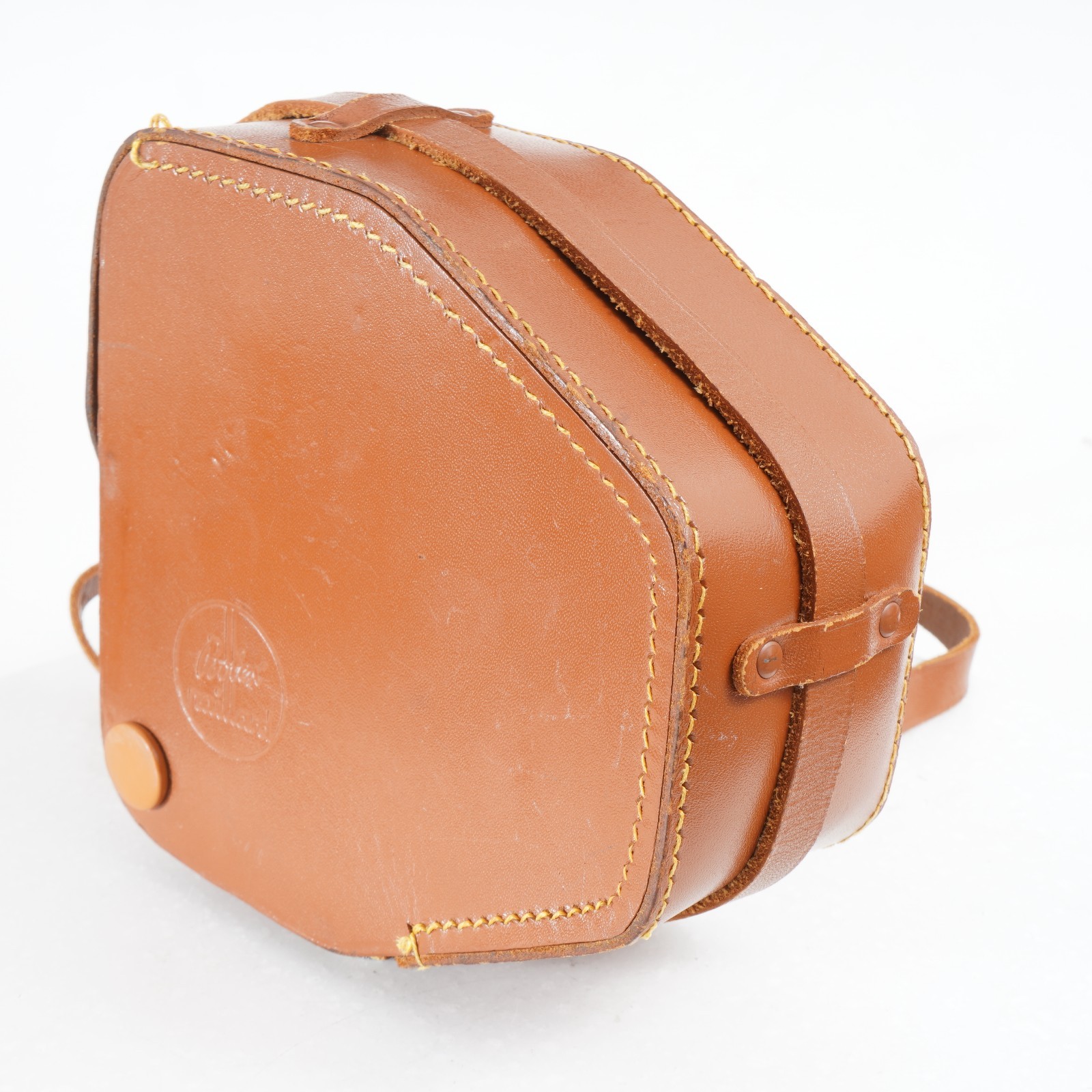 -Paillard Bolex Luxury Leather Case For 8mm Movie Cameras B8 C8 D8 W/ Strap