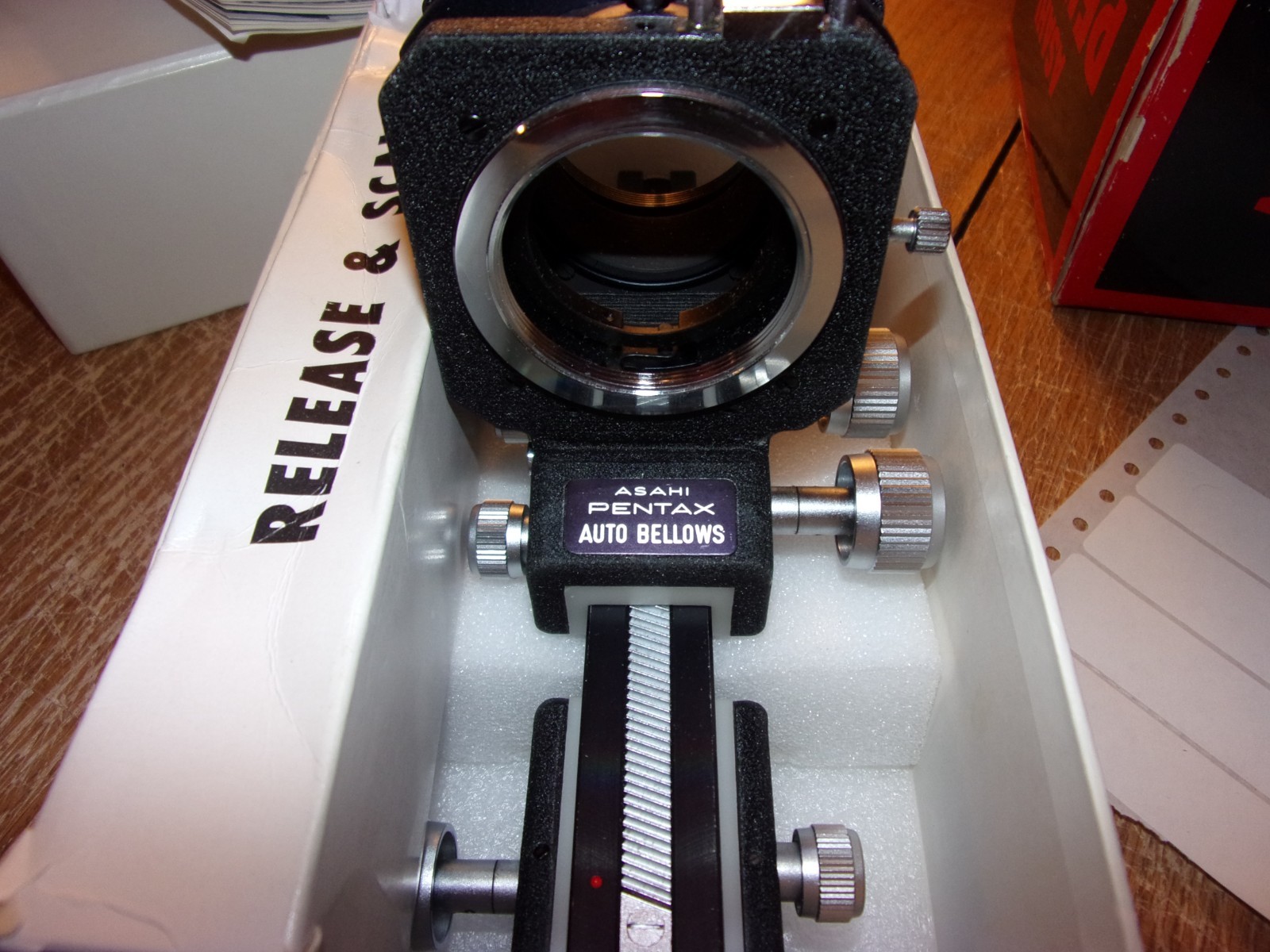 Asahi Pentax Auto-Bellows & Slide Copier New With Boxes K Mount