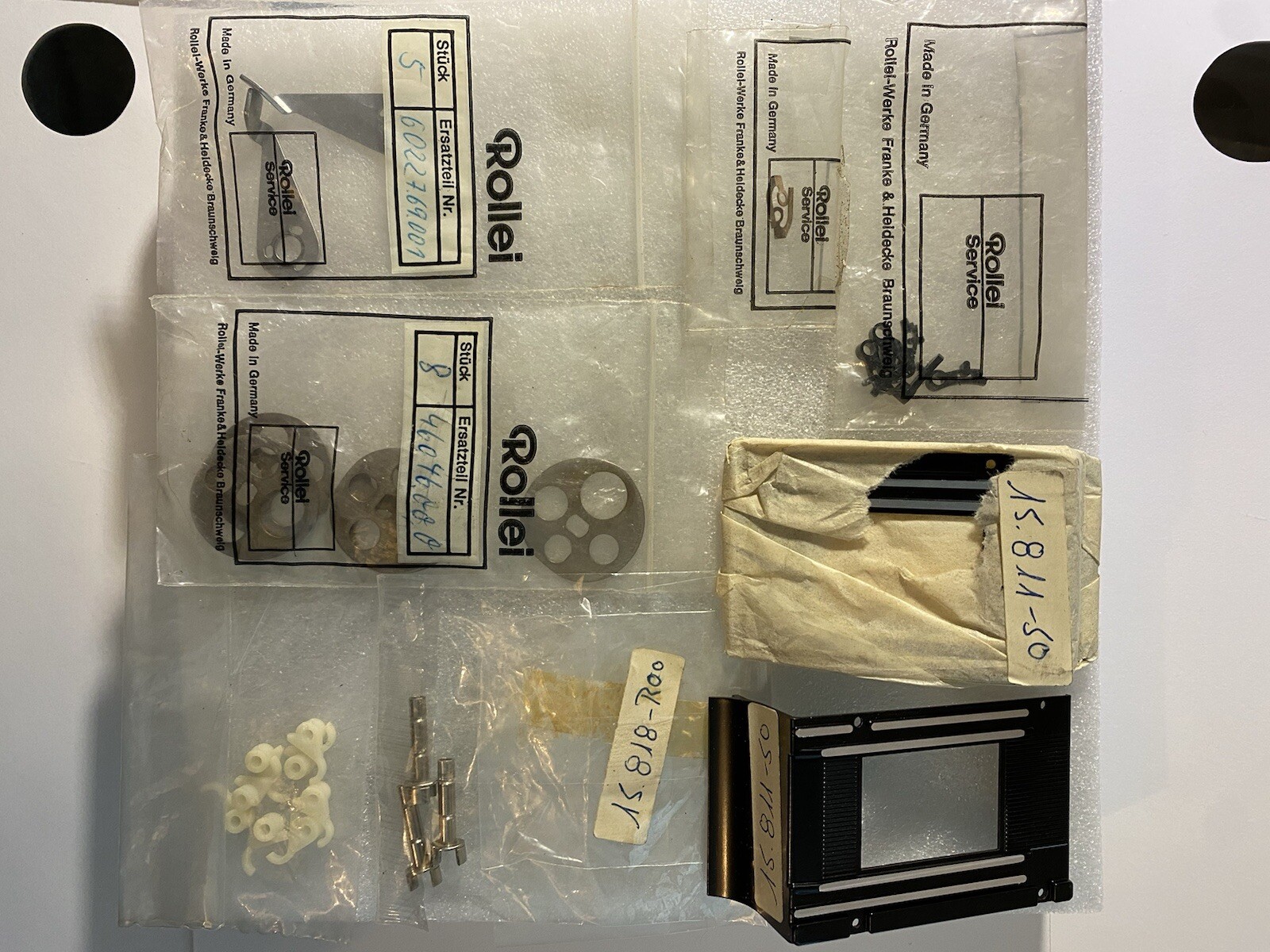 Rolleiflex SL 35, Rollei 35, Genuine / Original Parts, LOT SOLD AS SHOWS