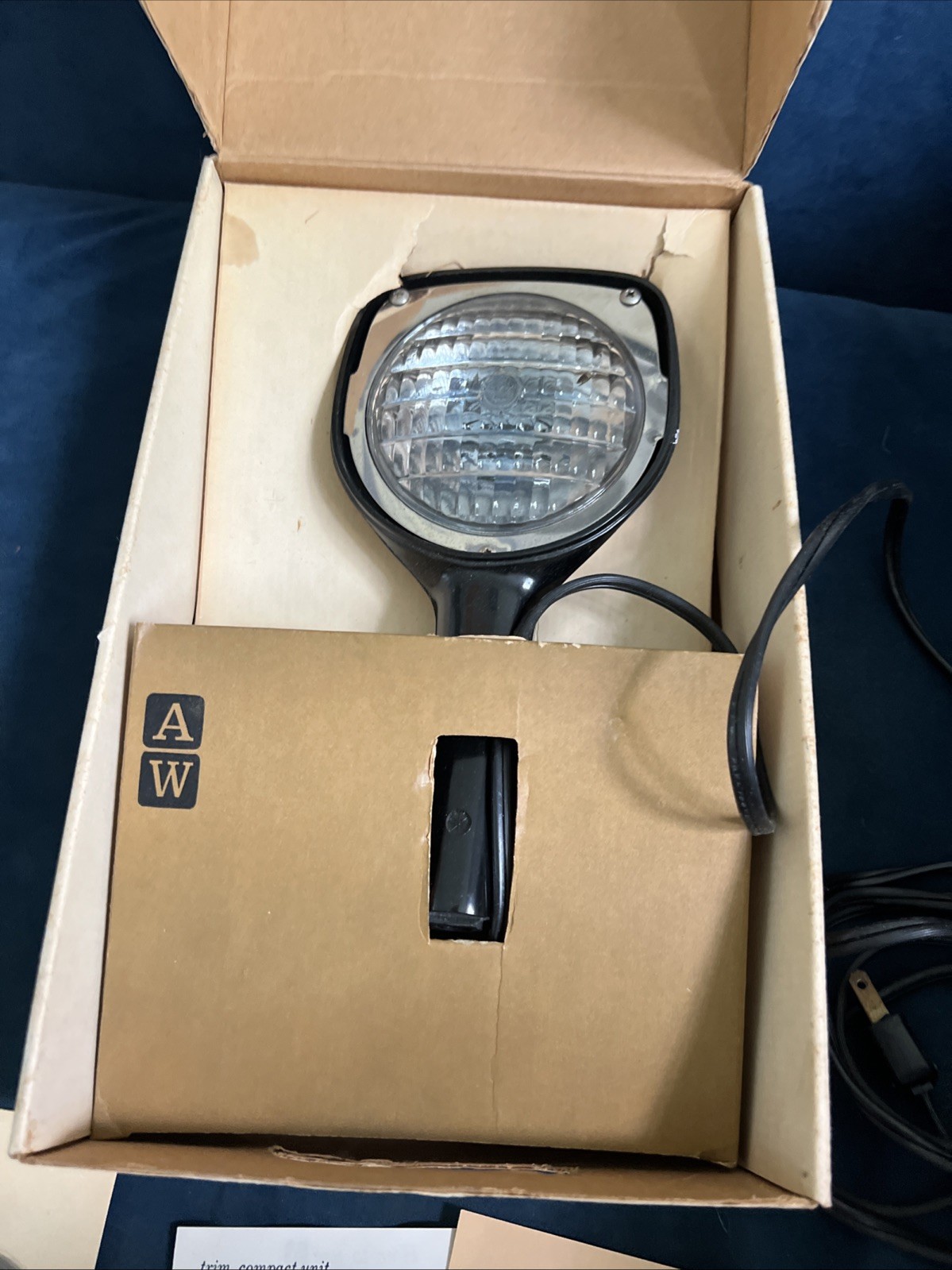Vintage Atlas Warner 650W Movie Light #1210 in Original Box