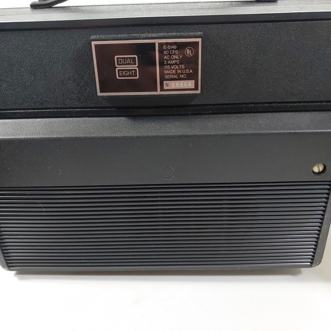 PENNCREST DUAL 8 8mm VINTAGE REEL PLAYER PROJECTOR STANDARD 8 SUPER 8 MODEL B-1