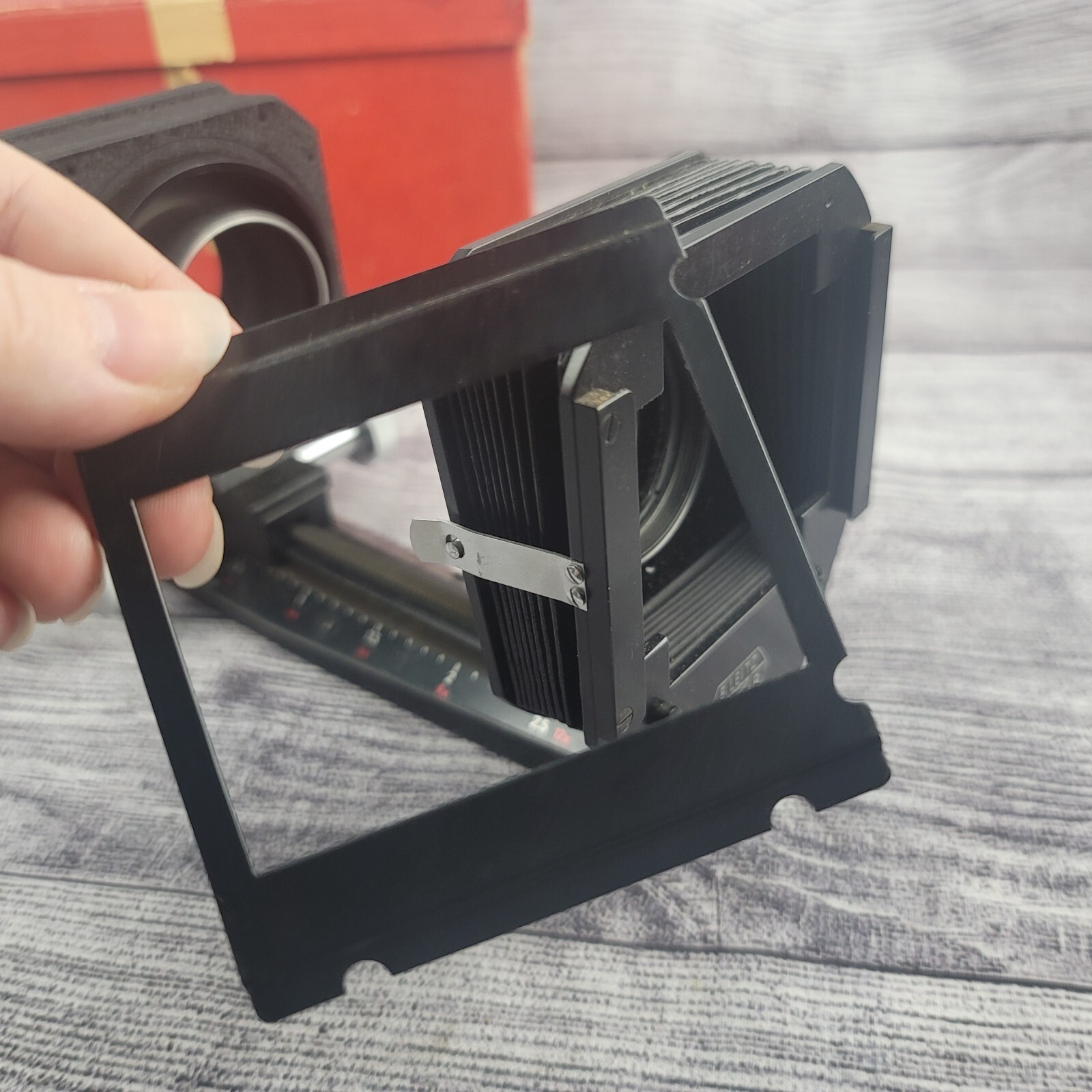 Leica Leitz Wetzlar Visoflex Macro Bellows Unit 13.5cm w/ Box 32mm Screw Mount