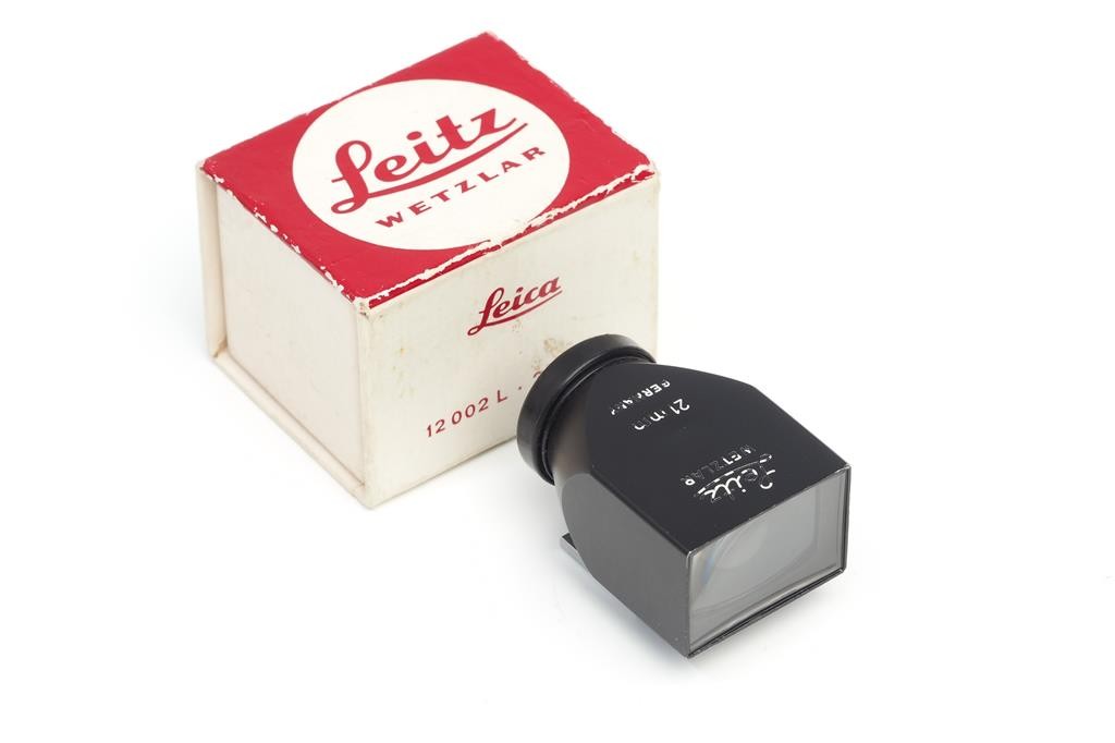 Leitz Leica Finder SBKOO 12002L 21mm BL Finder Black With Box
