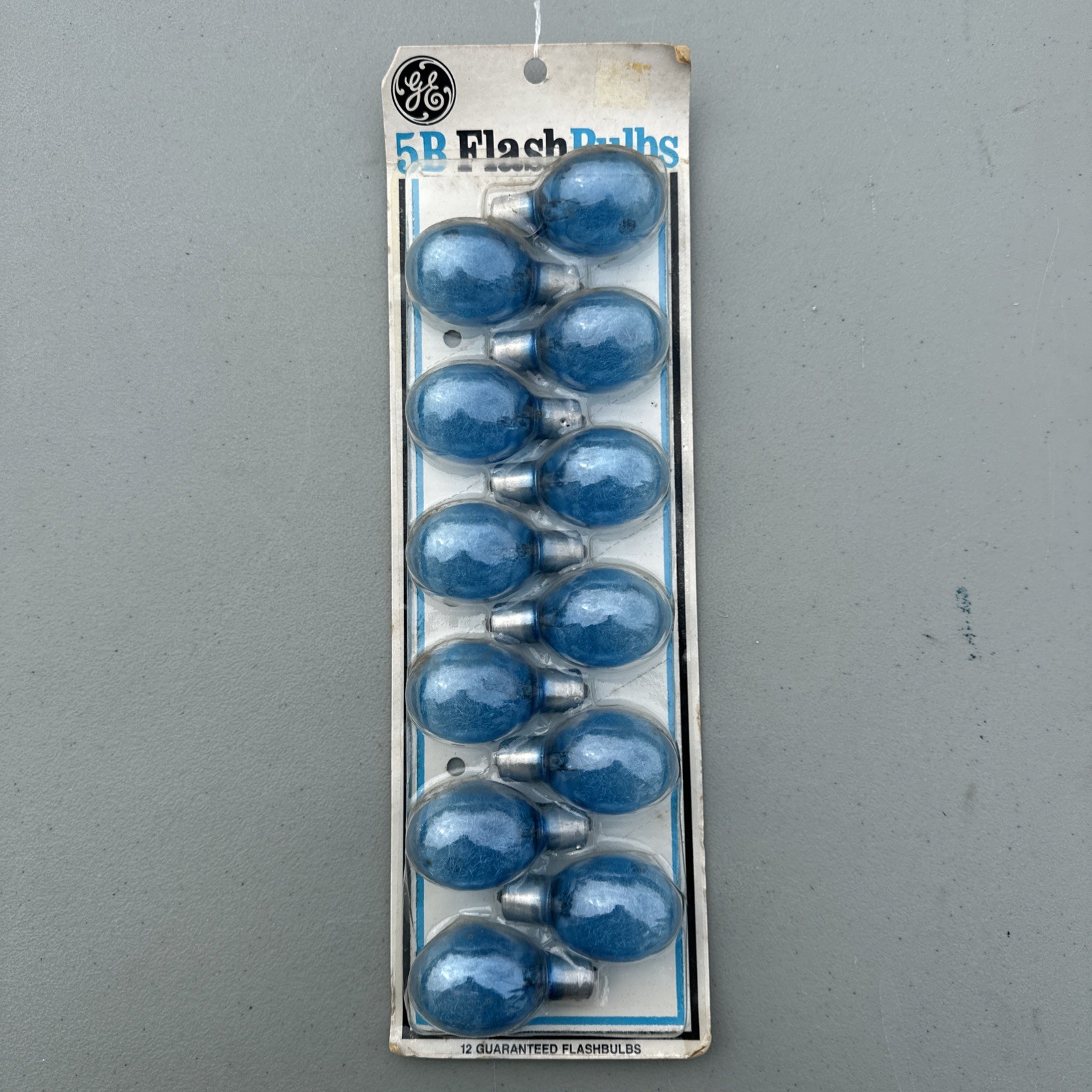 VTG GE 5B Blue Flashbulbs 12 Pack Sealed NOS Film Photography NIB Lighting Flash