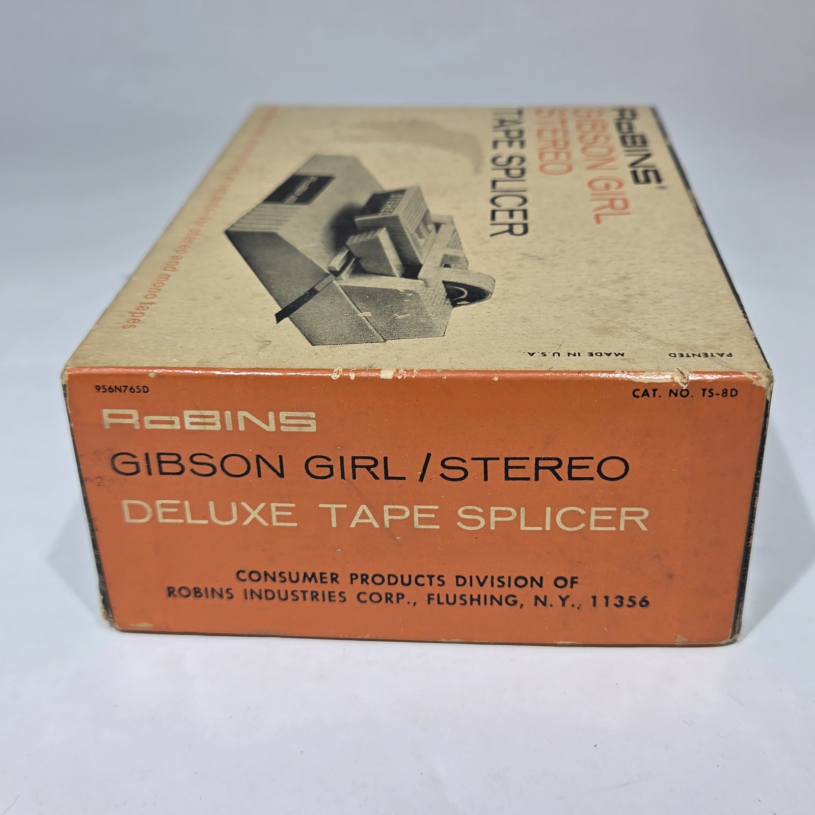 Robins Gibson Girl Stereo Tape Splicer TS-8D w Box Directions Parts