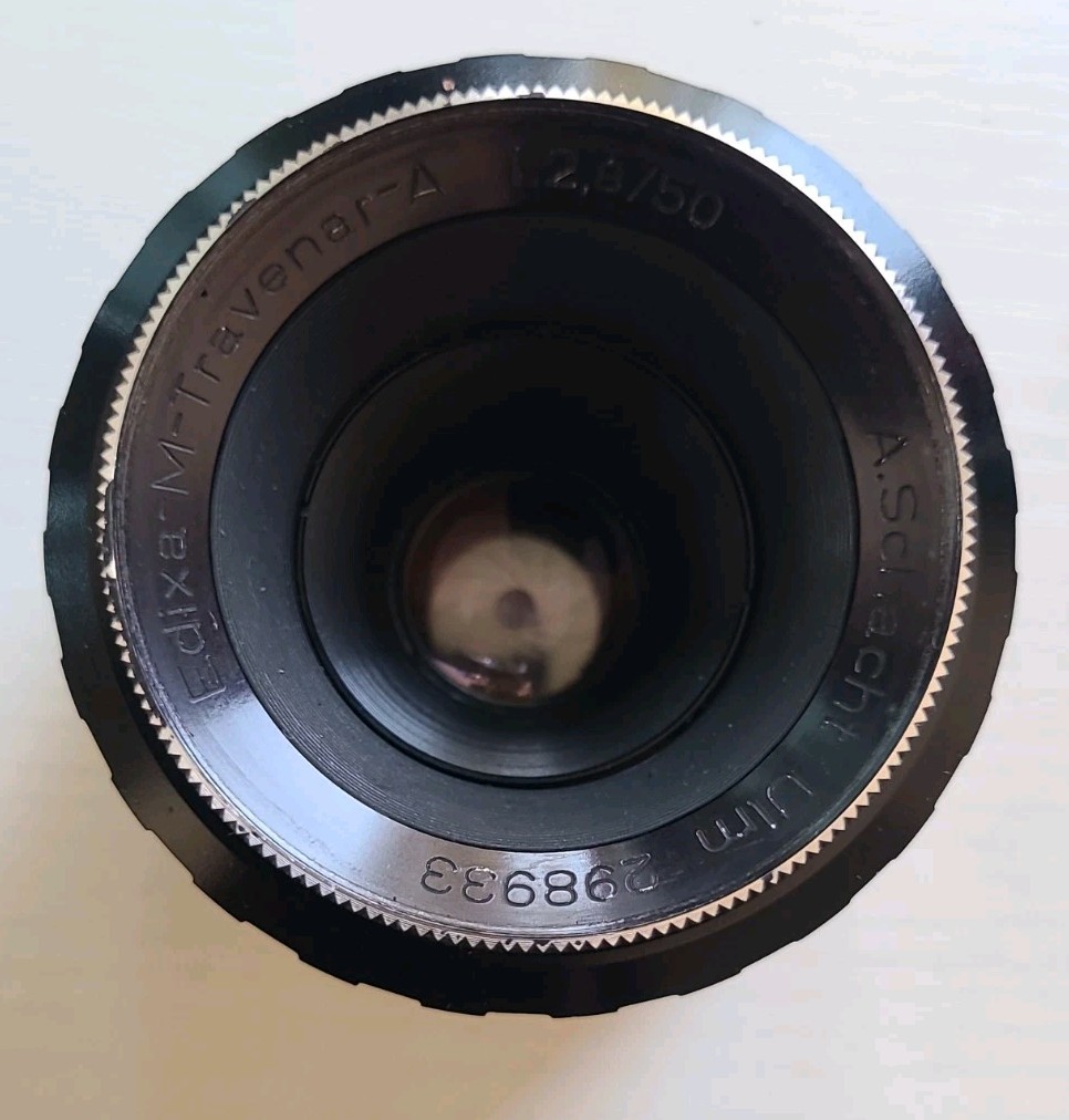 Vintage Schacht Ulm-Donau M – Travenar Lens 1:2.8 / 50mm With Case EXA Bayonet?