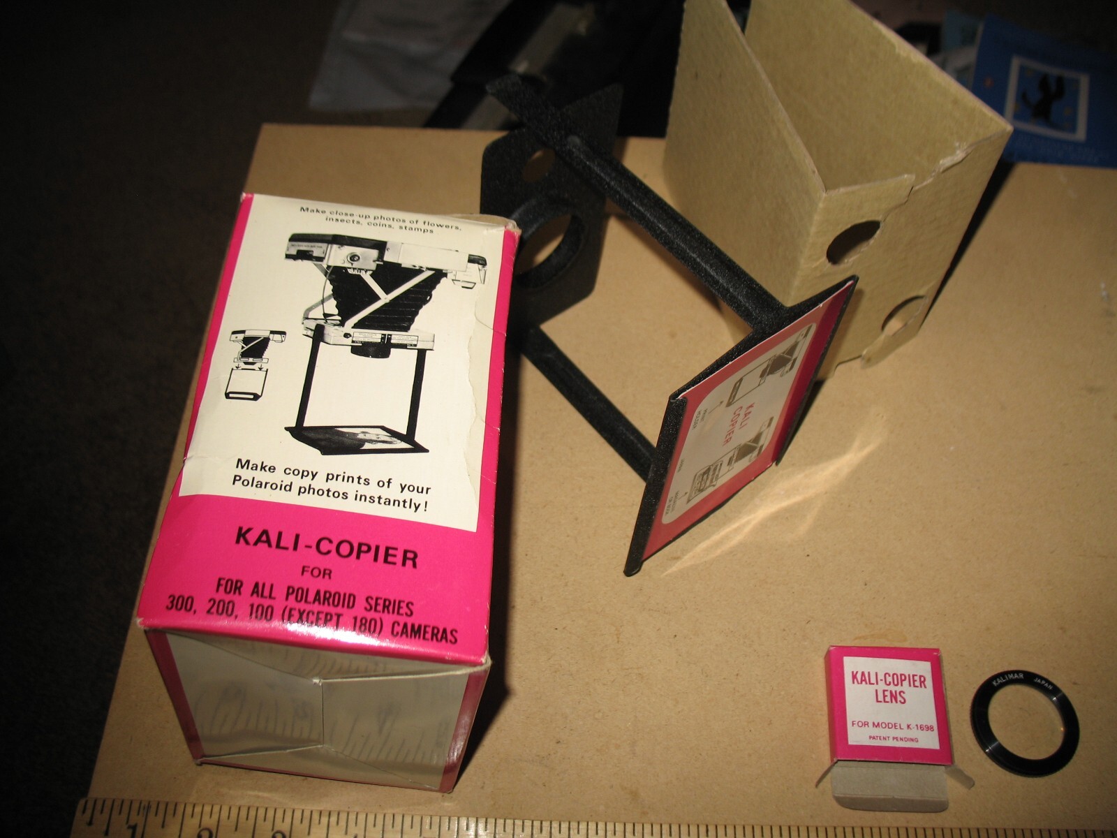 VTG NOS KALI COPIER FOR POLAROID AUTOMATIC COLOR PACK CAMERAS SERIES 300 200 100