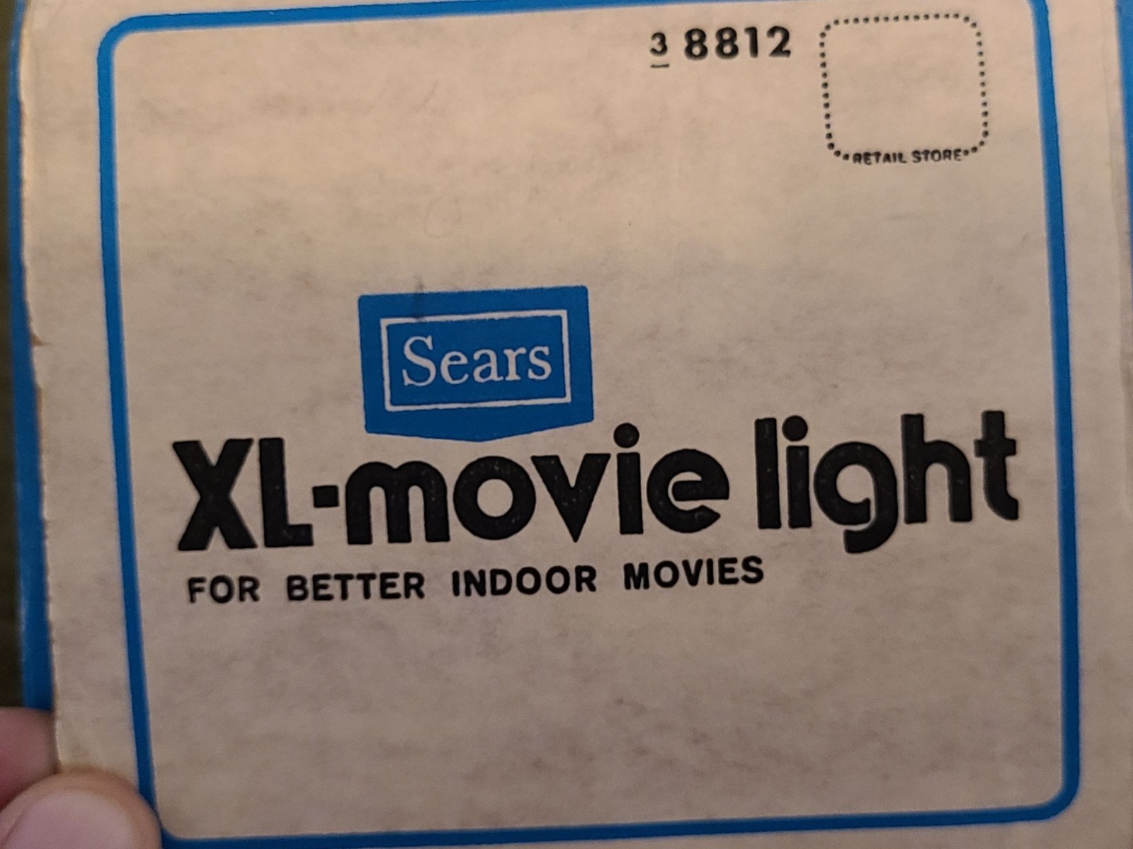 Vintage Sears XL-Movie Light Model 38812 with Original Box NEW FREE SHIPPING!!!