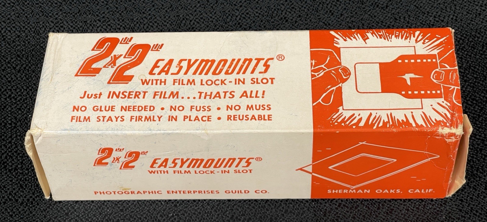 101 Vintage Pegco 2X2 Easymounts Film Slides 35mm New Old Stock Sealed