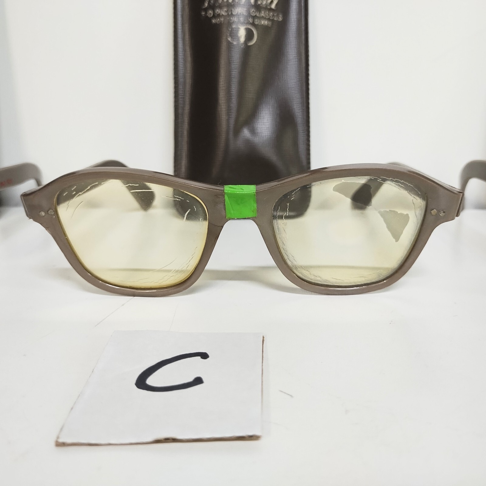 RARE FIND! Vintage 1940/50 Polaroid 3D Glasses #717 With Slipcase Buy 1-4!