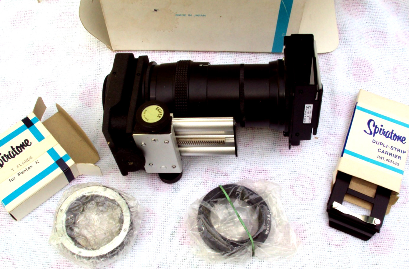Spiratone Bello-Dupliscope Macro Photo Slide Negative Duplicator #518093 w/Box