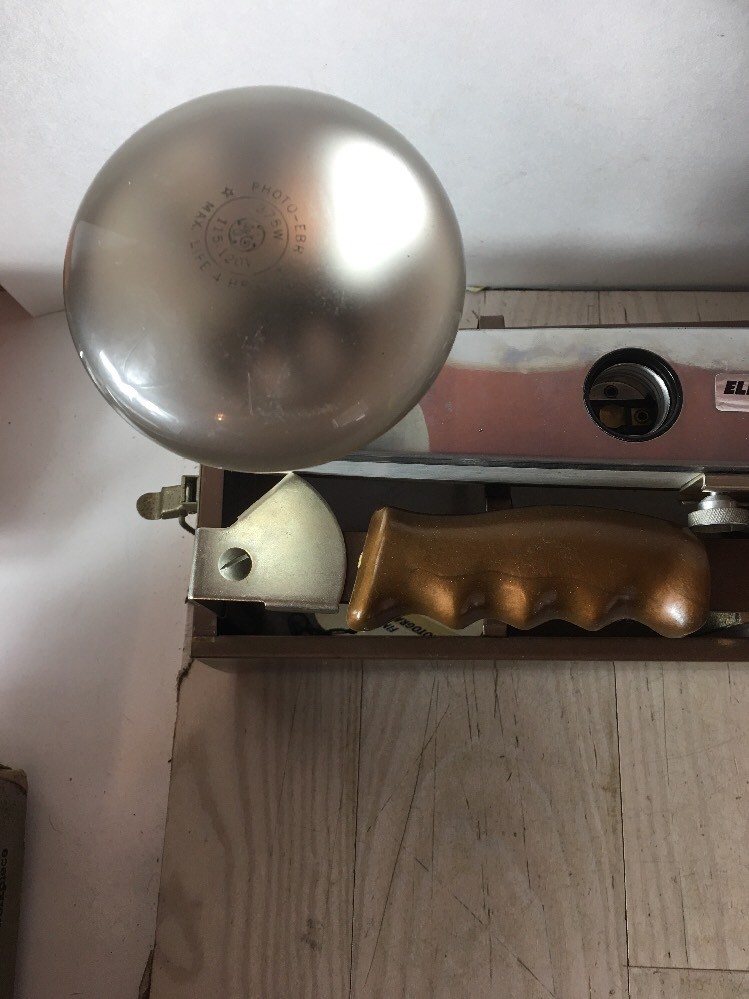 Vintage Ckc Photo Lighting 4 Light Light Bar In Case