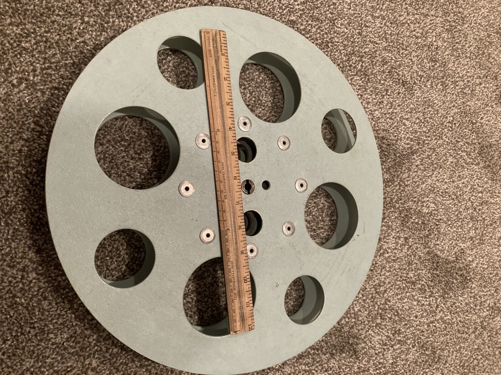 VINTAGE – 15 INCH REWIND FILM REEL – USED