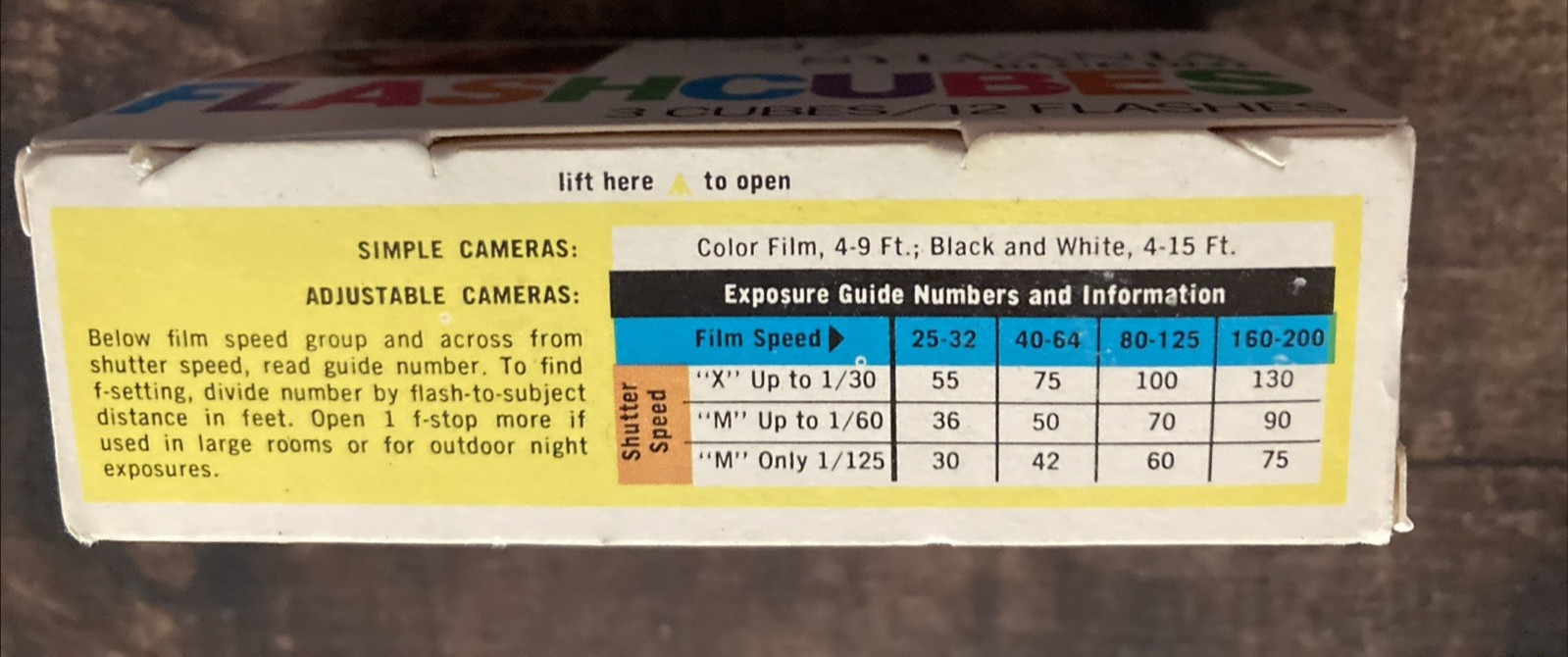 Sylvania Blue Dot Press 25B VTG Camera Photo Flash Bulbs 12 Flashes Box of 3