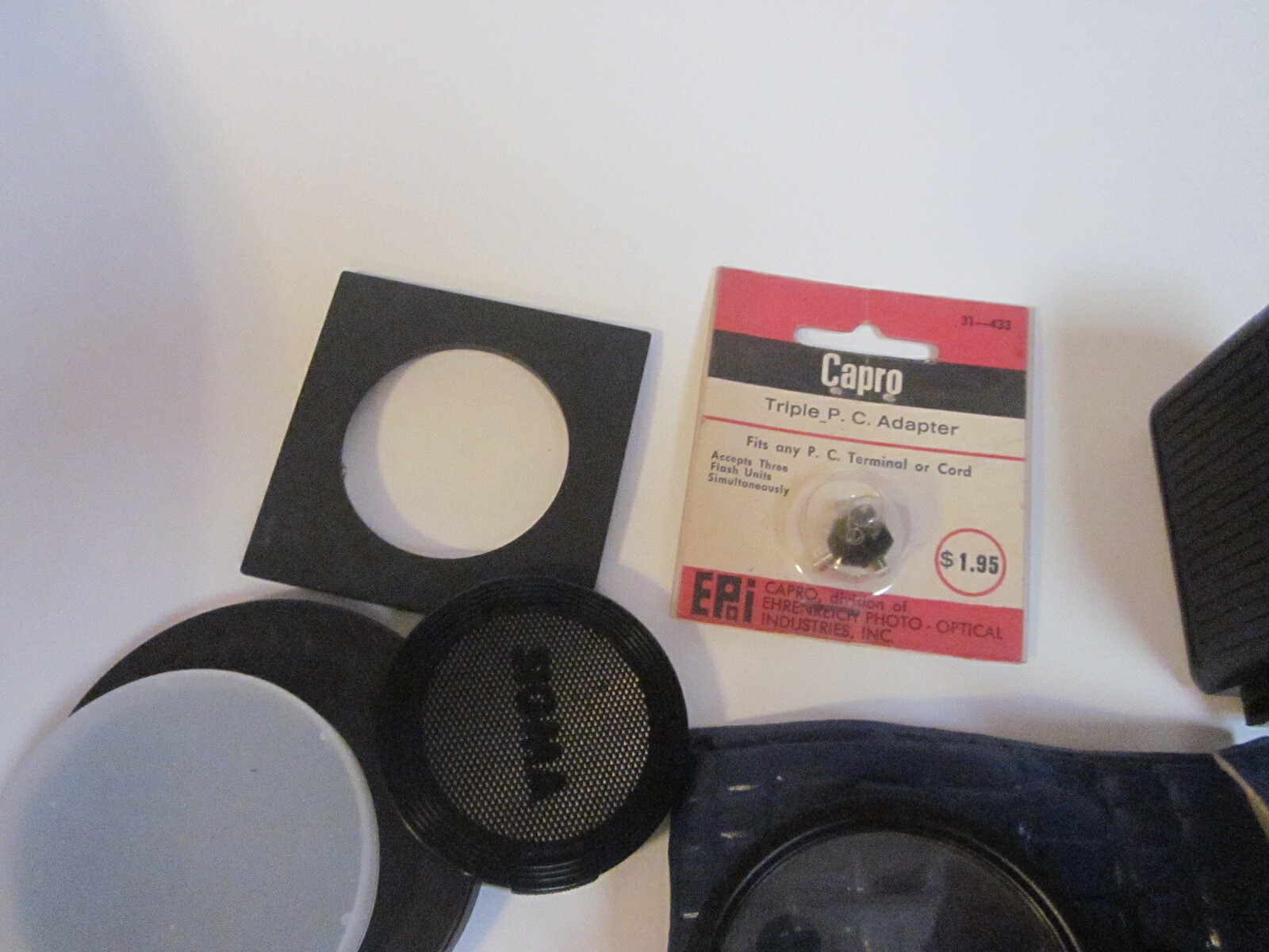 27 VINTAGE CAMERA ACCESSORIES LENSES FLASHES COVERS ILEX F4.5 163MM #29092 LENSE