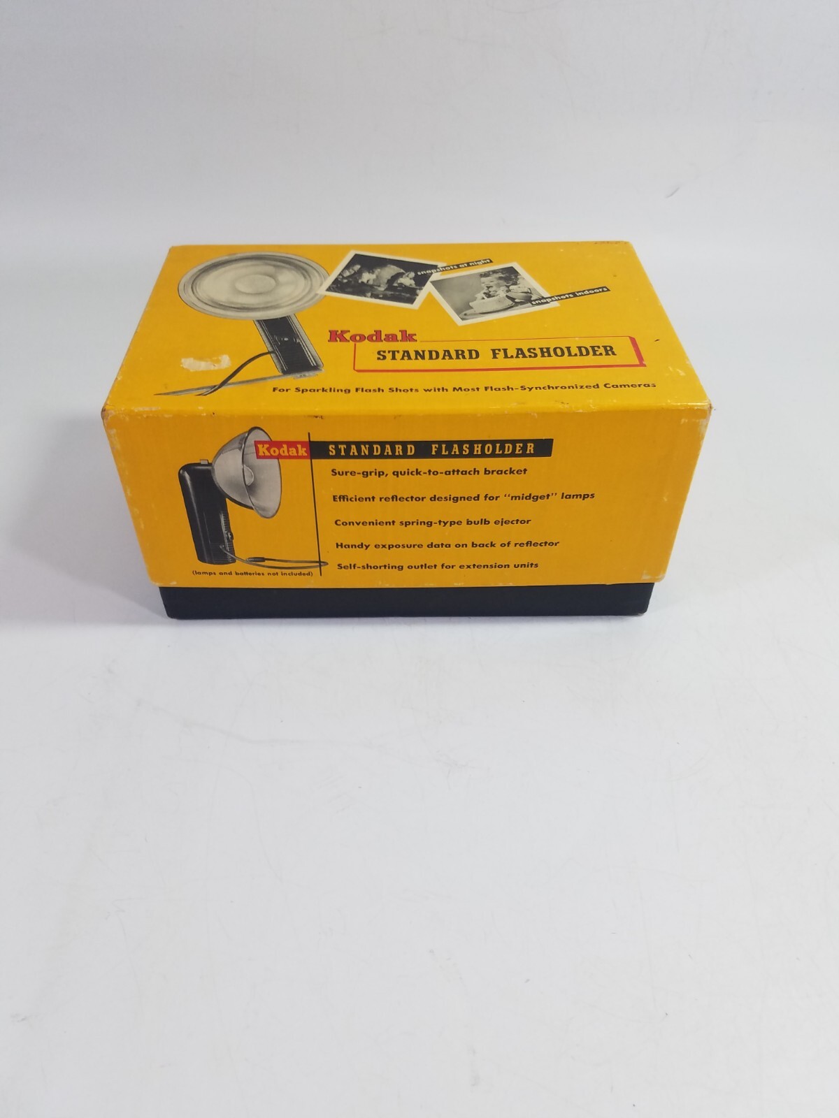 Kodak Standard Flash Holder No. 92F, Bulb, Bracket, Reflector and Guard New