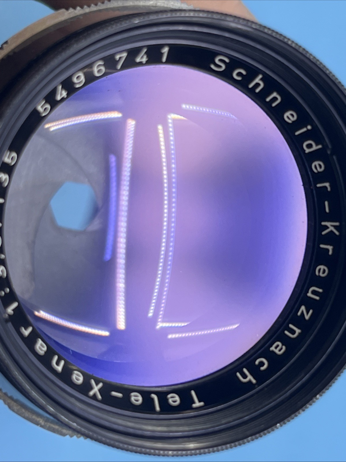 Schneider Tele-Xenar 135mm f/3.5 Lens Exakta Mount