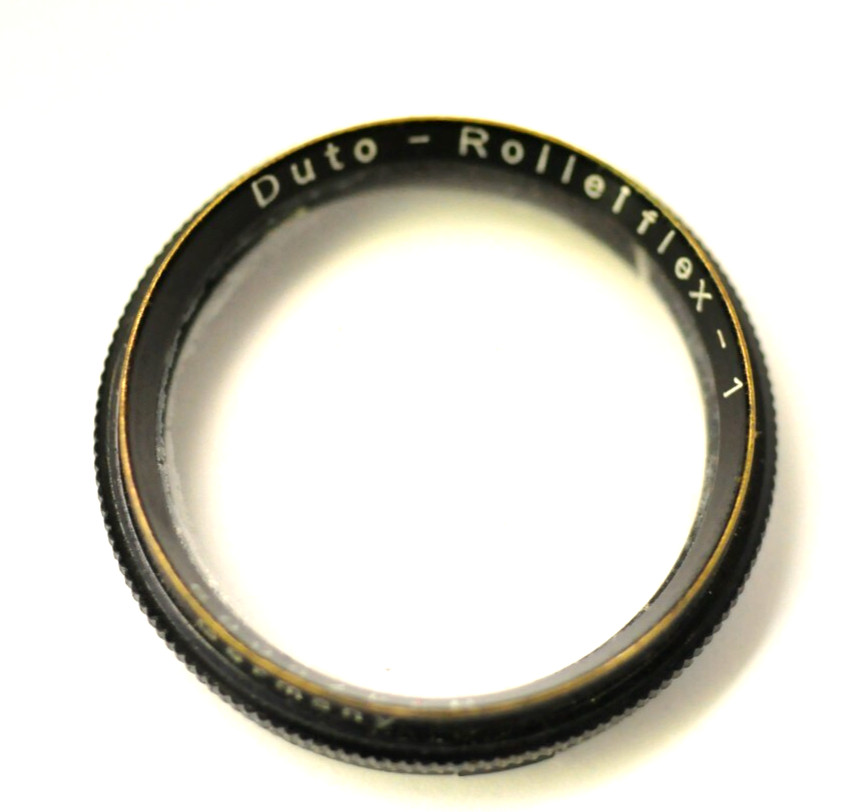 Early Rollei Rolleiflex Duto push on filter with case