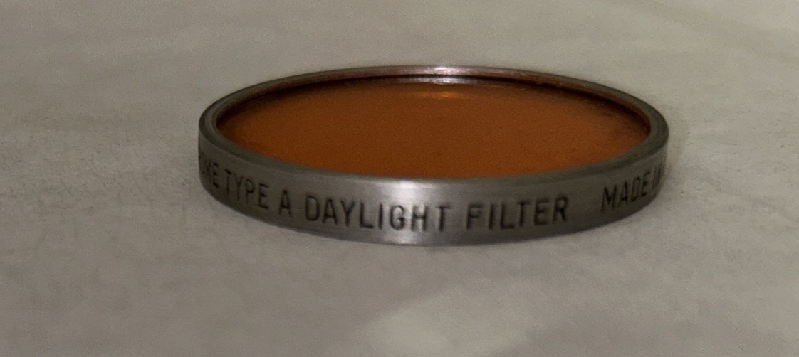 Vtg Kodak Series VI 6 Kodachrome Type A Daylight Lens & Case Instructions