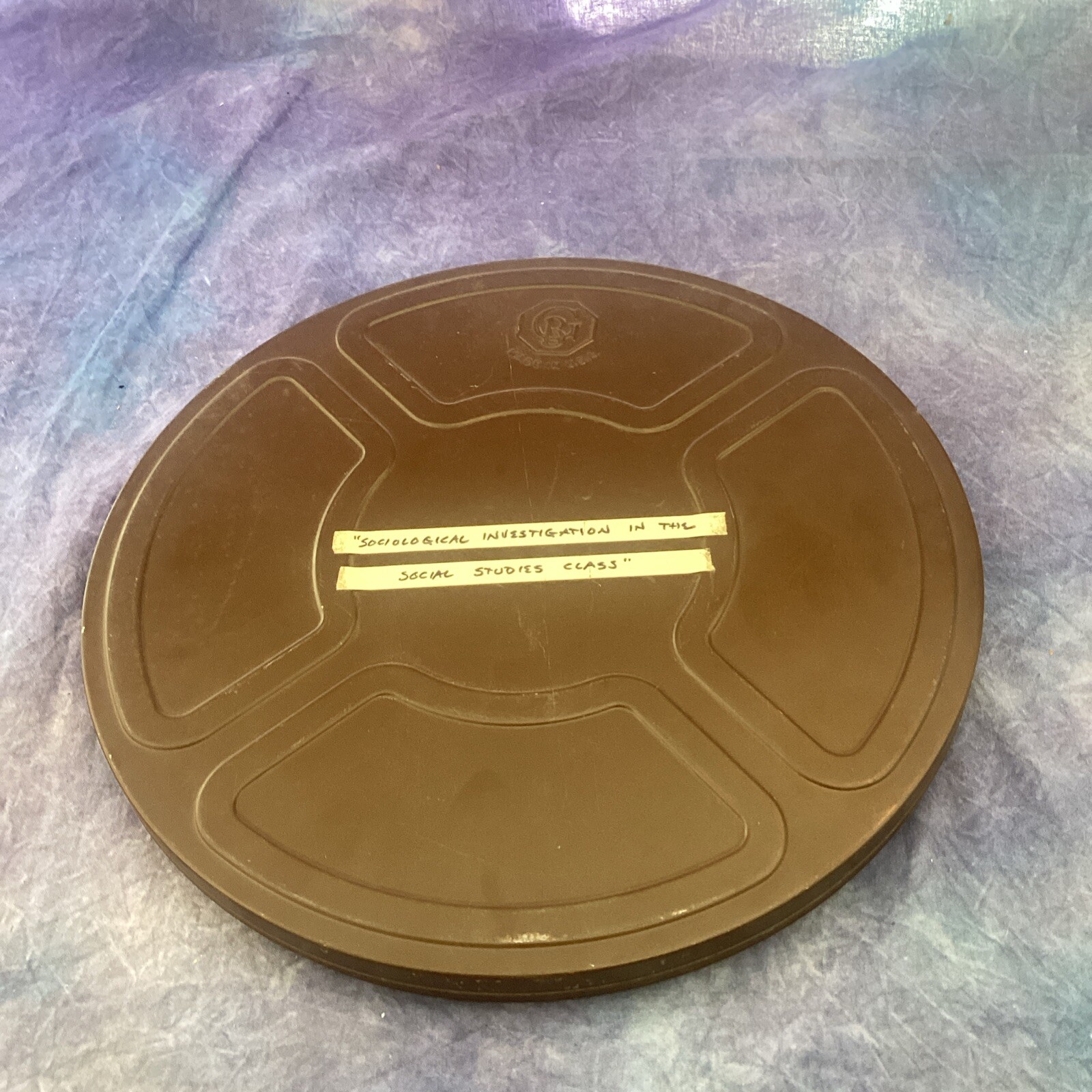 Vintage Goldberg Brothers Film Reel & Cannister- READ