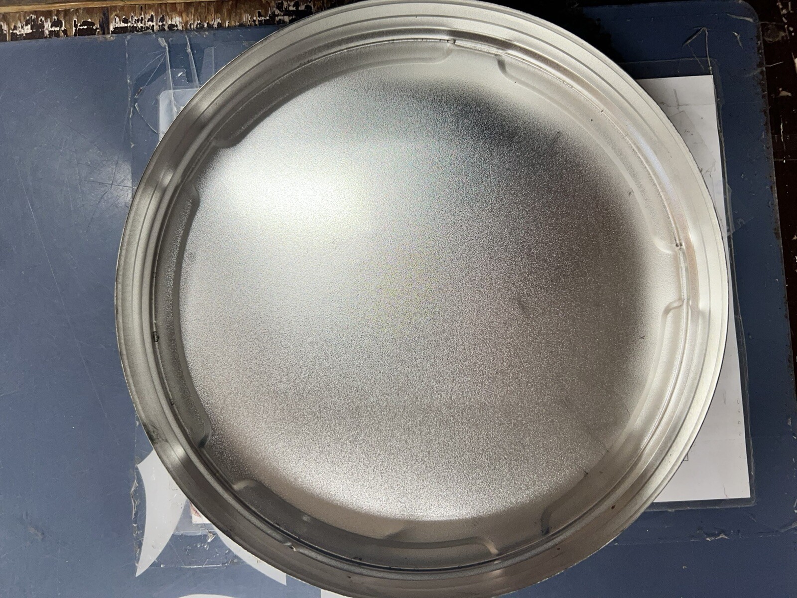 741 Silver Metal Film Reel Tin Canister 10-1/2” Inside Hollywood On Mississippi