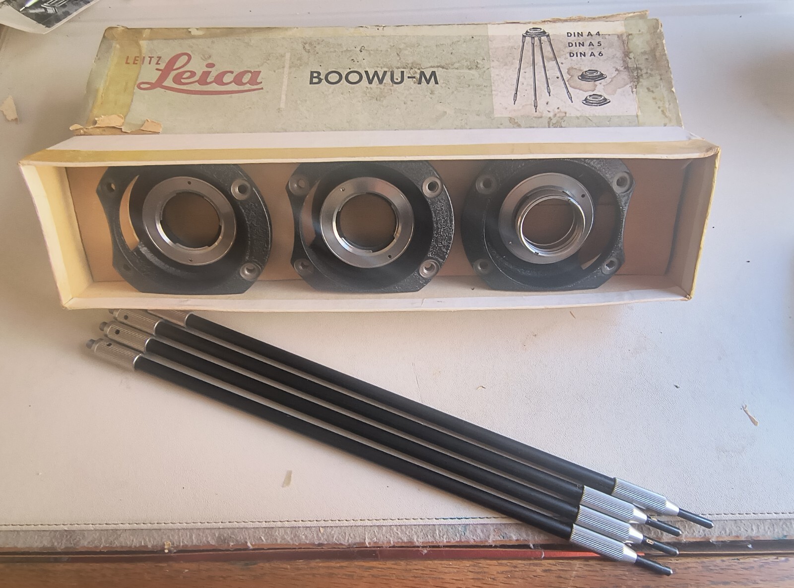 LEITZ LEICA BOOWU-M COPY STAND DIN A4, DIN A5, DIN A6 5cm