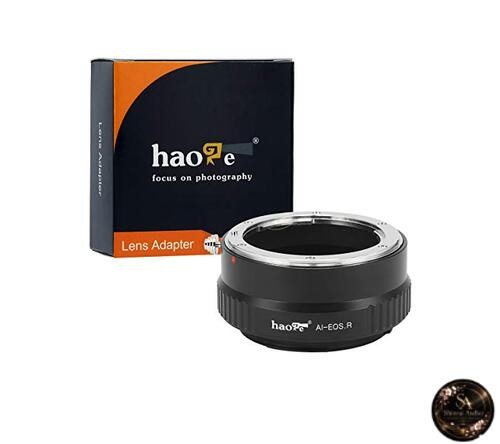 Haoge Manual Lens Mount Adapter for Nikon Nikkor F/AI/AIS/D Lenses to Canon RF
