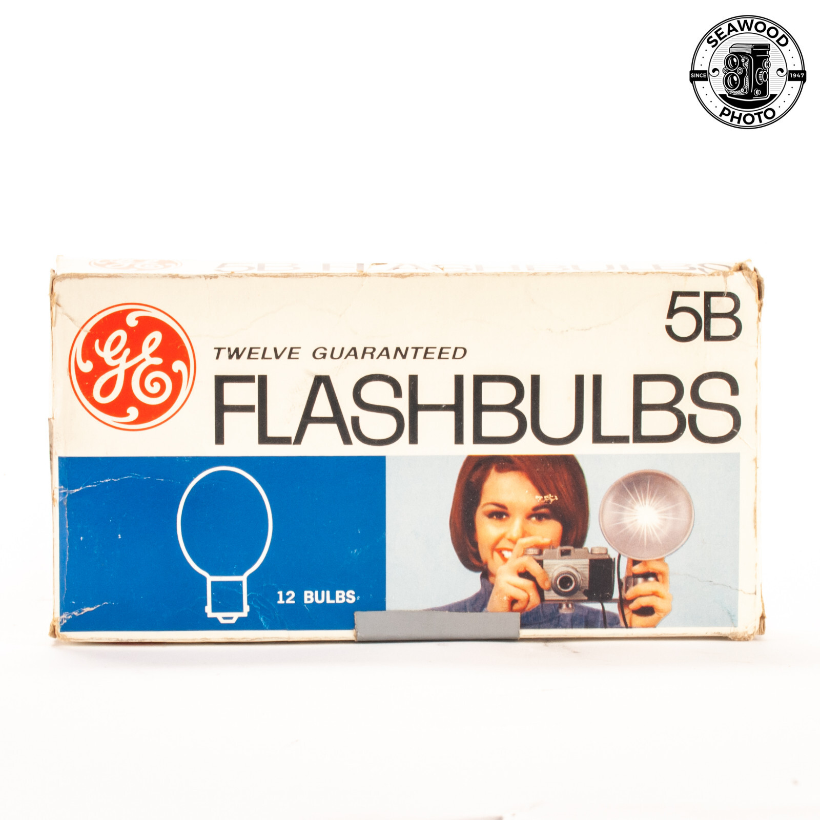 Vintage GE 5B Flashbulbs Box of 12