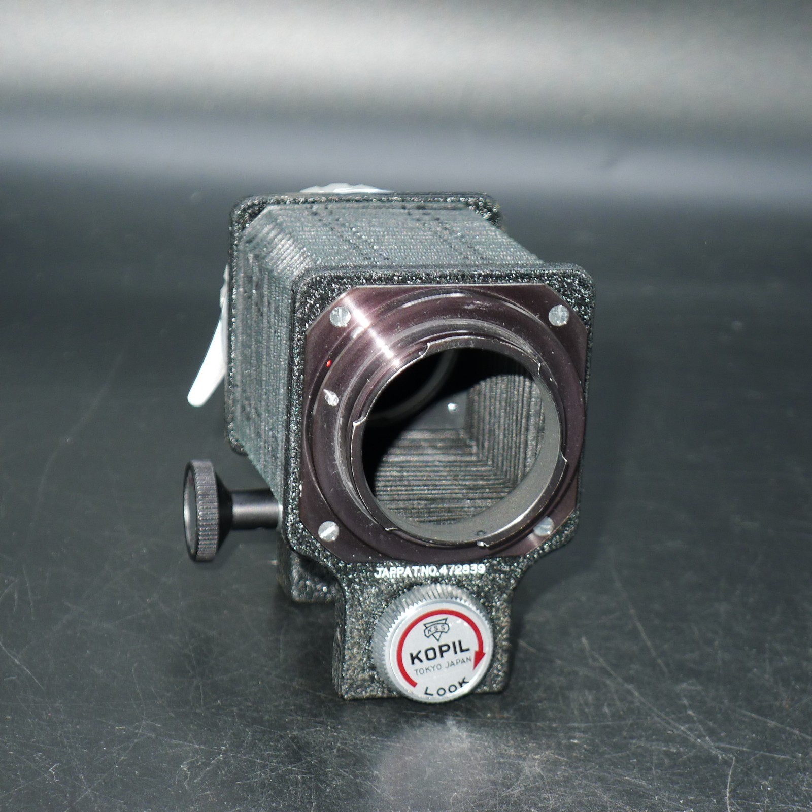 Kopil Focusing Bellows w/ Cassar 4.5/105 Lens Exakta mount.