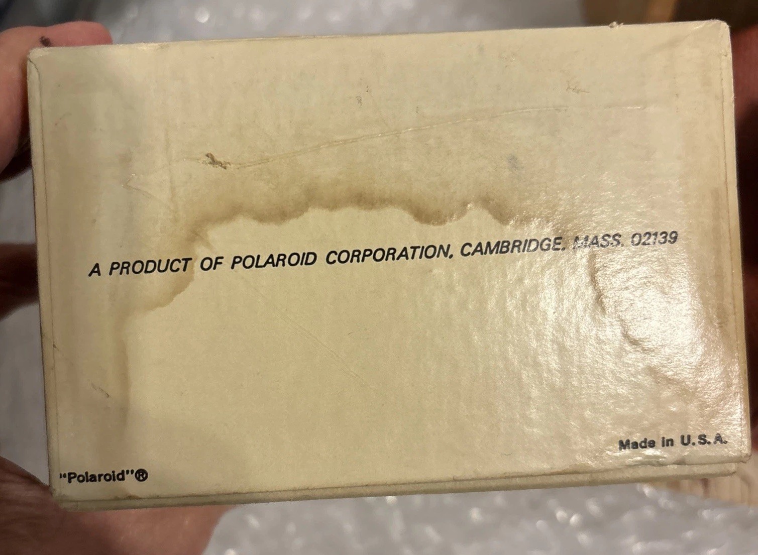 Vintage Polaroid Model 268 Flash Bulb Attacment with Blue Lens ~ Box & paperwork