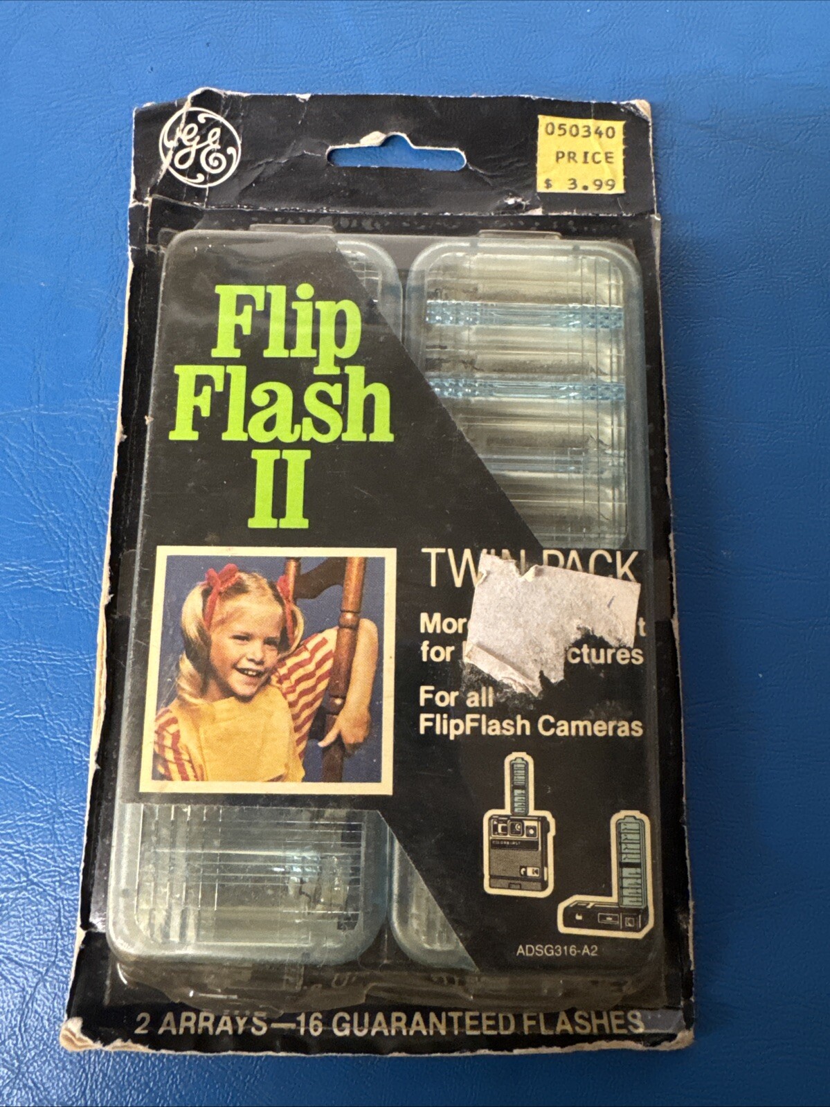 VTG GE Flip Flash II Twin Pack Flash Pack For FlipFlash Cameras NEW Sealed