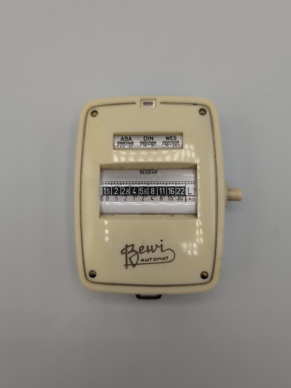 Vintage Bewi Automat Light Meter w/ Bertram Box & Manual EUC
