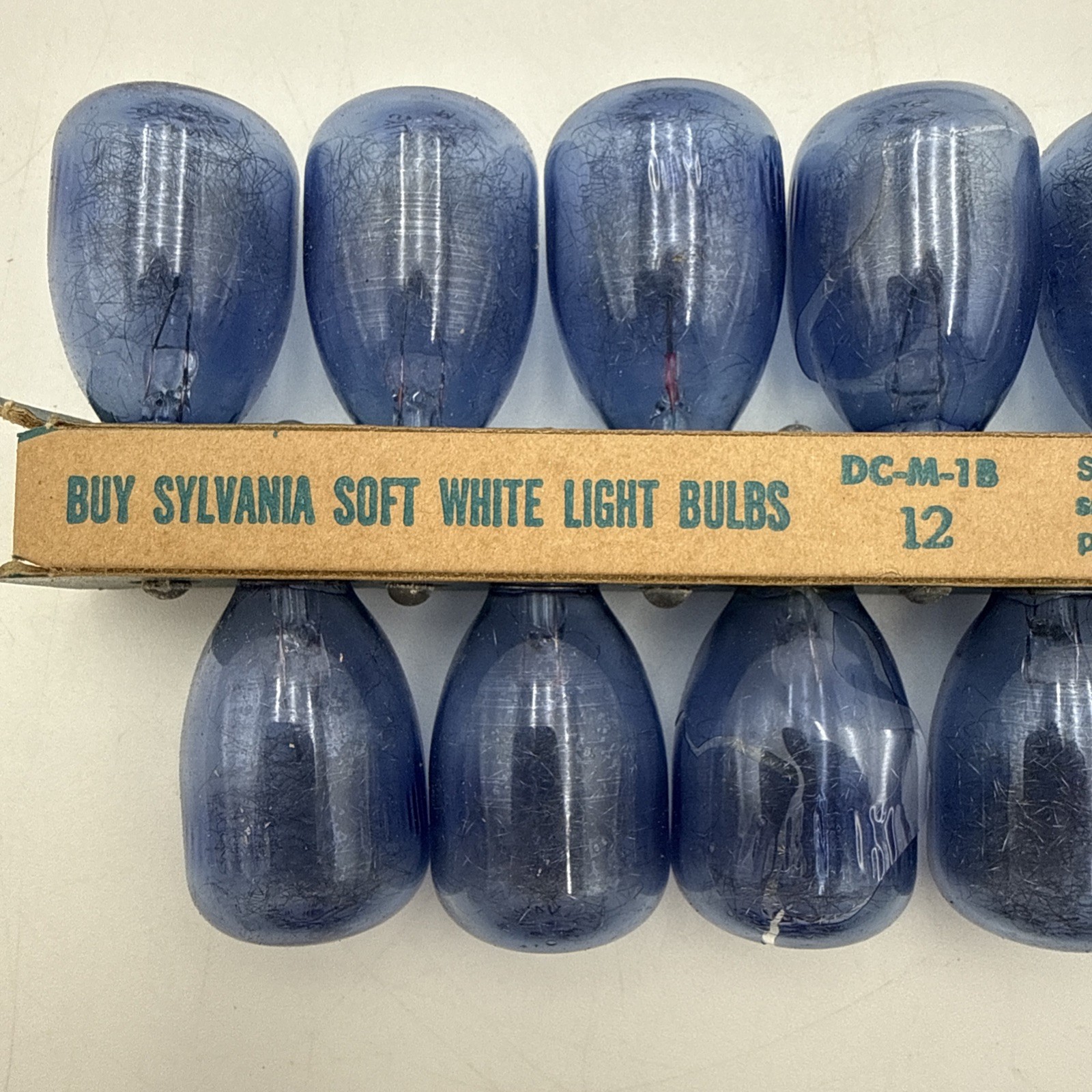 Vintage Sylvania M3B Blue Dot Flashbulbs Full Box Of 12 Bulbs New Old Stock