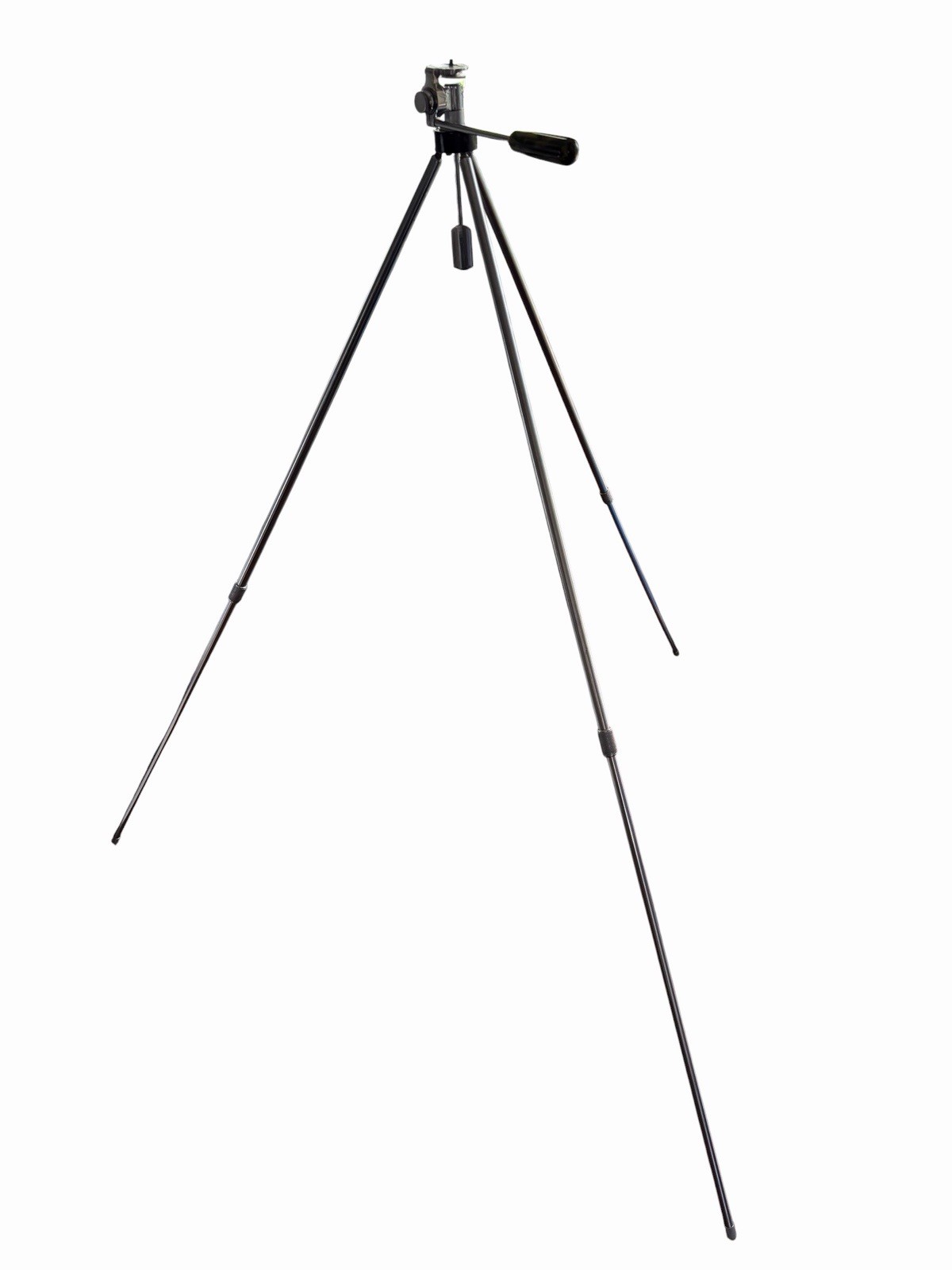 Vintage 1930-40’s Albert Specialty Co Steel Tripod W/ Tortoise Bakelite Handle