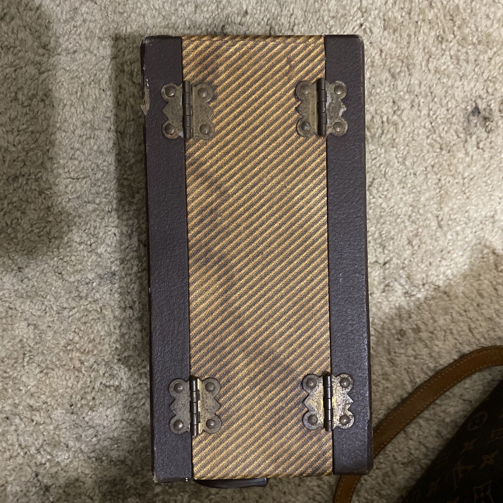 Vintage Two Sided Barnett & Jaffe Slide Holder Case BAJA Case