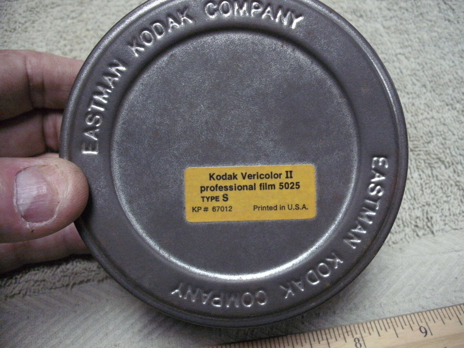 Vintage Eastman Kodak Co. Vericolor II Professional Film 5025 Type S Empty Tin