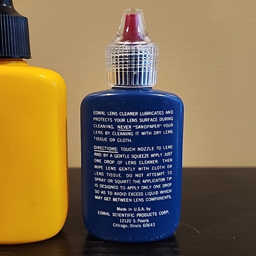 Vintage Kodak Lens Cleaner, Edwal Lens Cleaner, Light Savers Anti Fogging