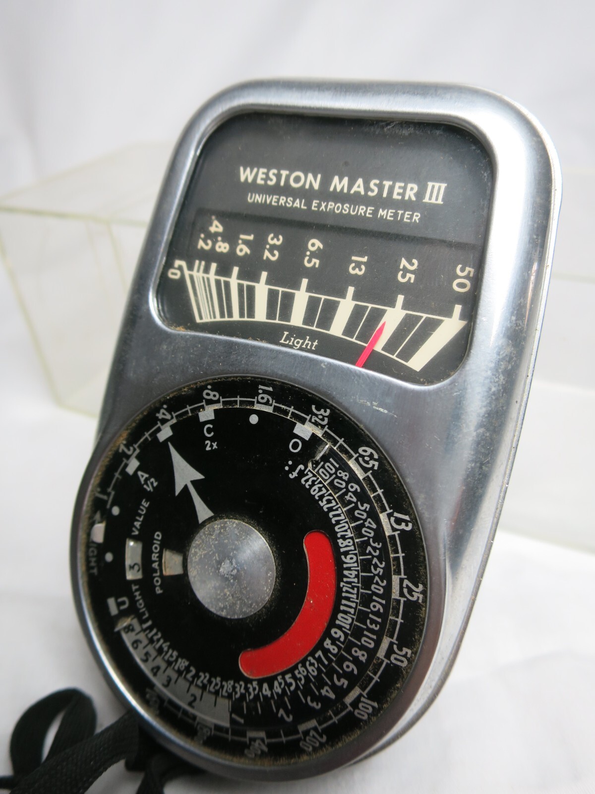 Weston Master III Vintage Photography Universal Exposure Meter Model 737 Leather