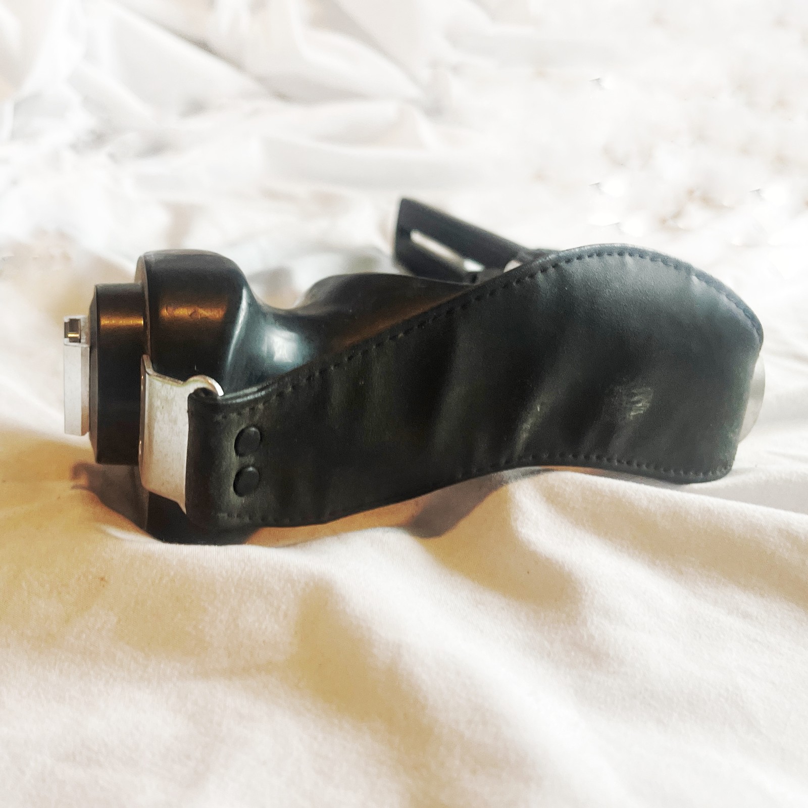 Vintage📷Camera Pistol Grip Flash Bracket Black Strap Handle VG Film Rig Antique