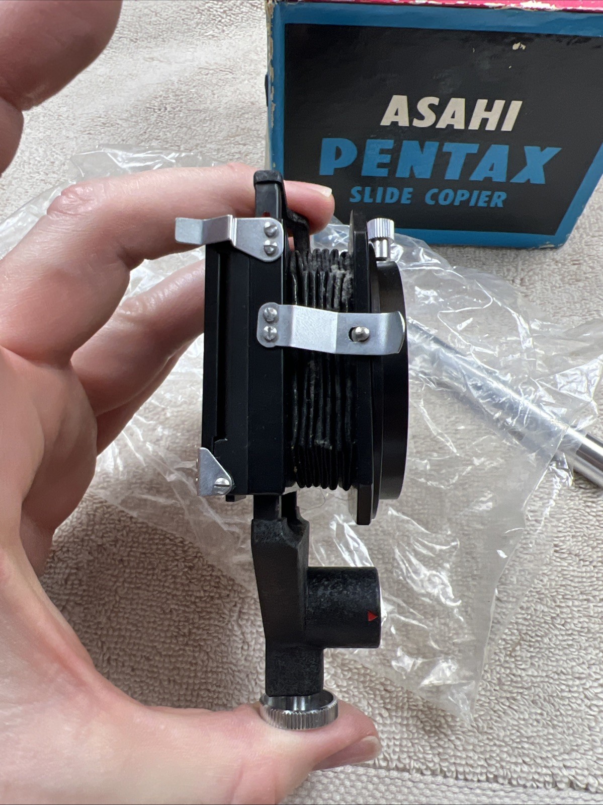 Asahi Pentax Slide Copier For Auto Bellow Mint In Box #SD1179