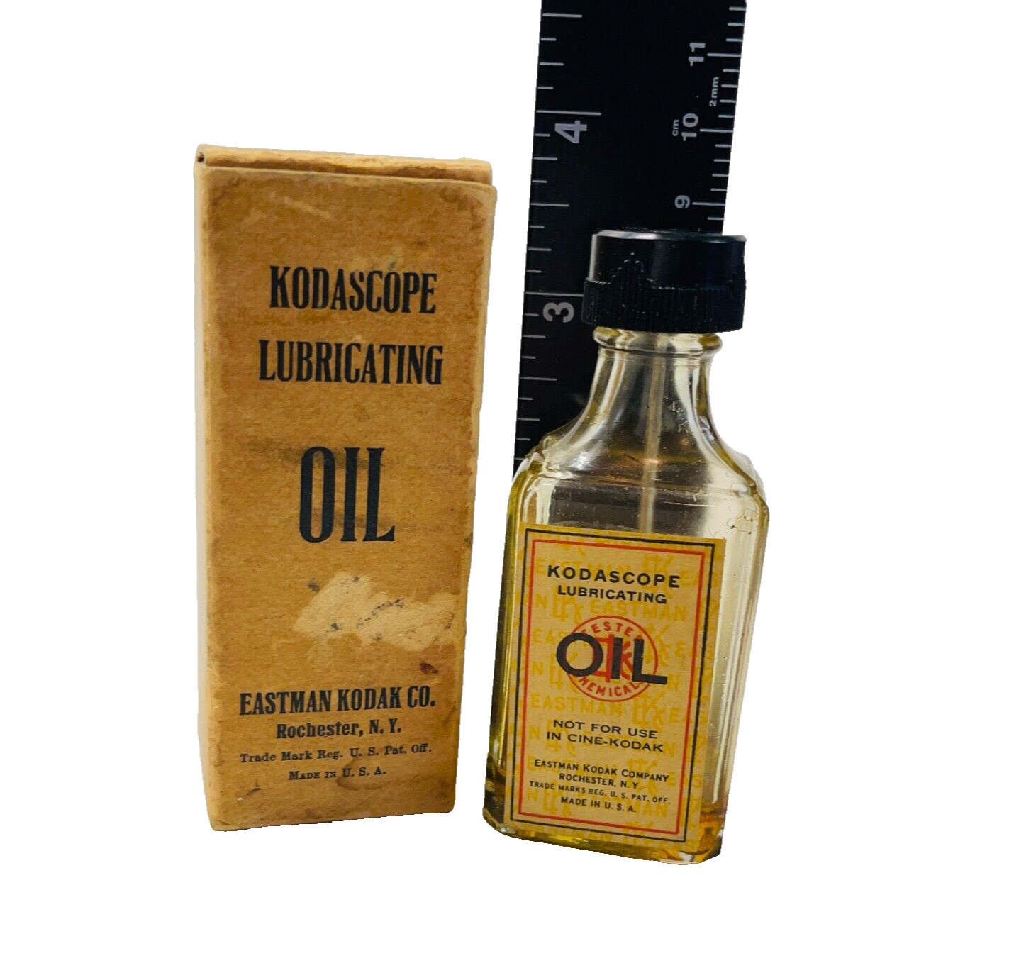 EASTMAN KODAK CO. Kodascope Lubricating Oil in Original Box